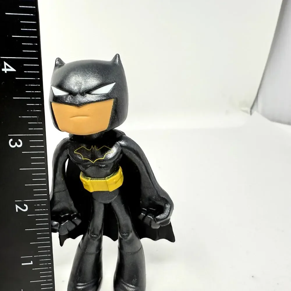 Lot of 3 Mattel DC Comics Batman Robin Superman Action Figures Bendable Toy